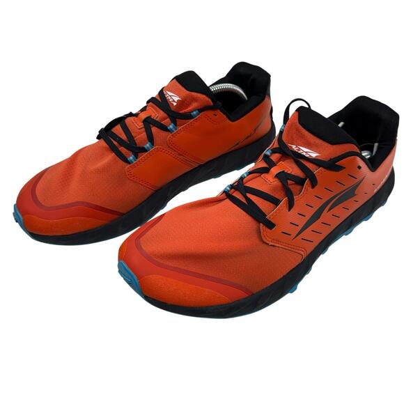 ALTRA Superior 5 Zero Drop Wide Toe Box Trail Running Shoe Orange Mens Size 12 - Picture 1 of 11